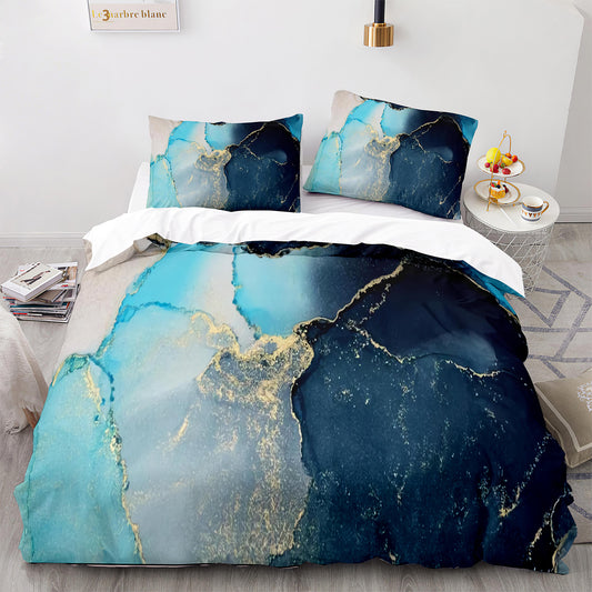 Marble Chic Bedding Collection-4pc Complete Set