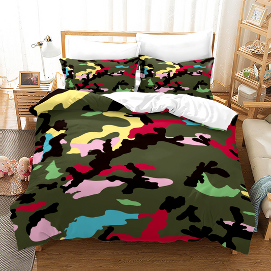 Military Camo 4-Piece Bedding Set