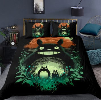 Totoro Japanese Wabi-Sabi Bedding Set