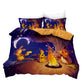 Pikachu Cartoon Bedding Set - High-Quality 4PC for Anime Lovers