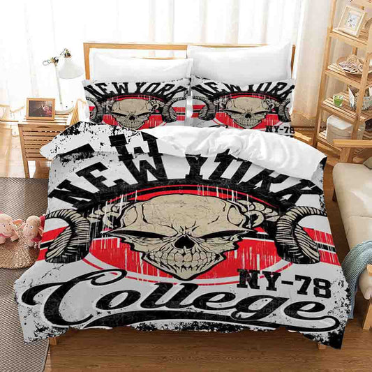 NY-78 New York College Bedding Set - Bold Design