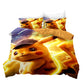 Cozy Pikachu Quilt Cover Set - Perfect Gift for Gamers & Fans