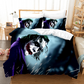 Gothic Joker Bedding Collection - Purple & Green DC Inspired Design