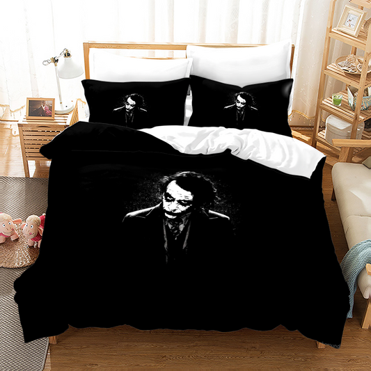 Anarchy in Bed: Joker-Themed 4-Piece Bedroom Essentials