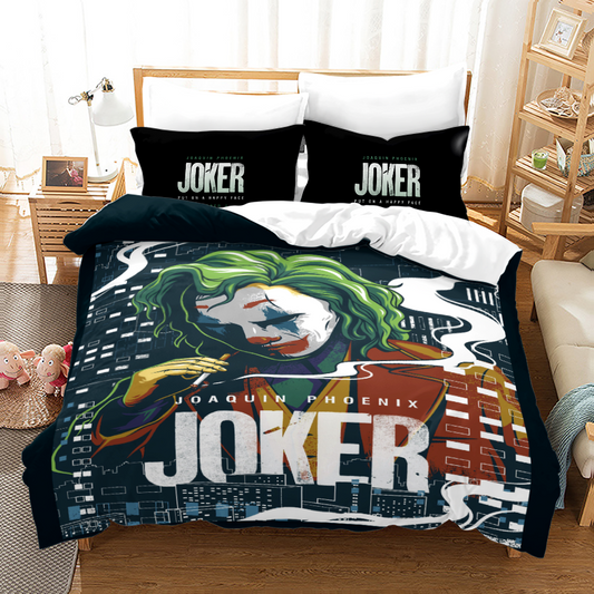 Psycho Chic: Joker-Themed Bedding for Rebellious Souls