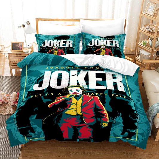 "Let's Put a Smile on That Bed!" Joker Comforter Set