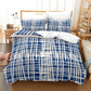 Chessboard Textured Duvet Cover