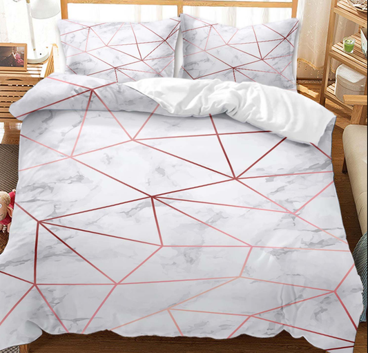 Geometric Line & Stripe Sheet Set