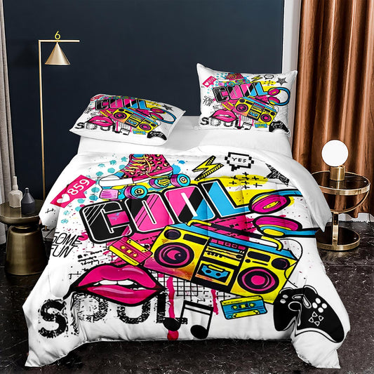 Train Car Canvas Duvet