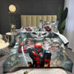 Red Suit Luxury Bedding Ensemble