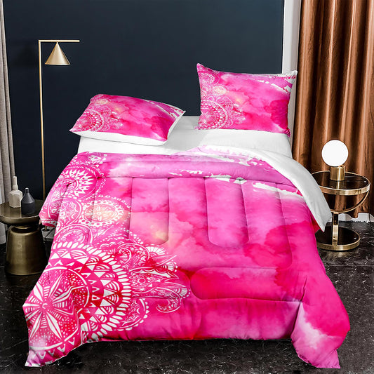 Watercolor Boho Print 4-Piece Set