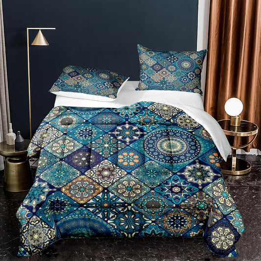Tribal Medallion Printed Duvet Cover