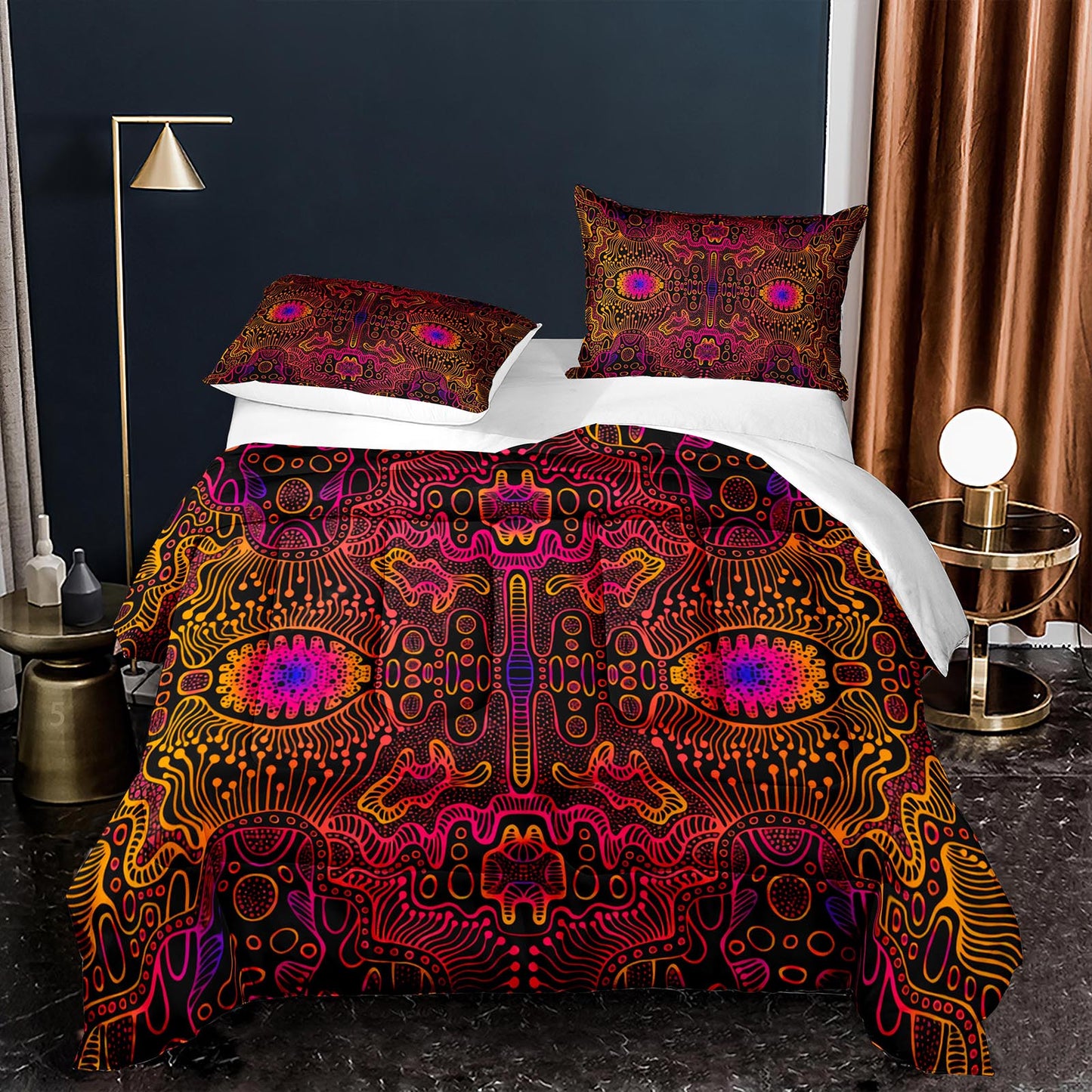 Aloha Hibiscus Bohemian Bed Set