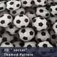 Soccer Ball Print Duvet Cover Set