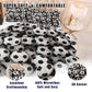 Soccer Ball Print Duvet Cover Set