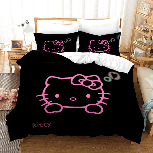 Hello Kitty Japanese Cherry Blossom Print Bedding