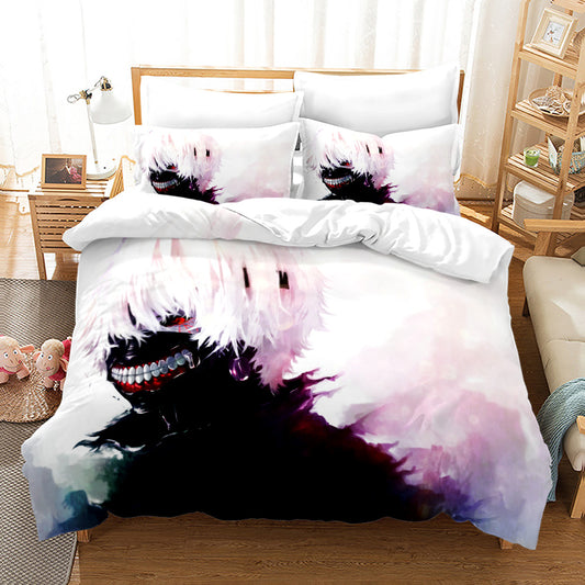 Tokyo Ghoul Kaneki Ken Comforter and bed sheet set