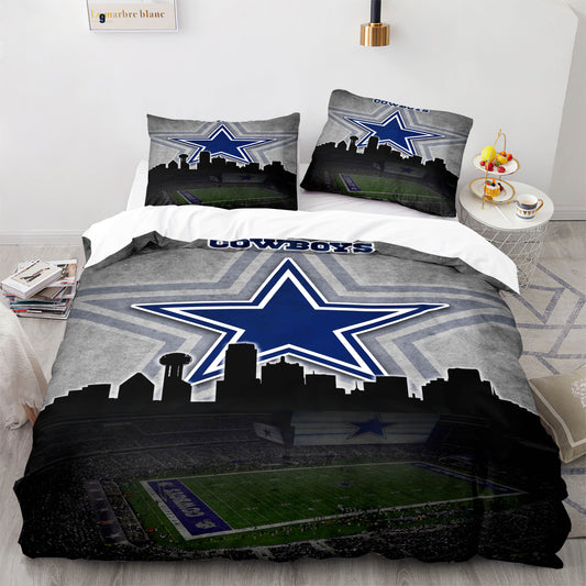 Set aus Bettdecke und Bettlaken der NFL Dallas Cowboys 