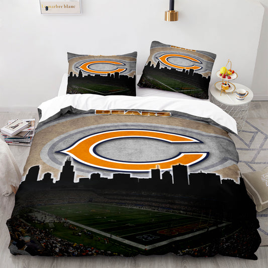 Set aus Bettdecke und Bettlaken der NFL Chicago Bears 