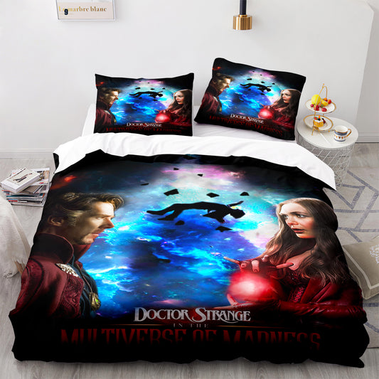 3D comforter and pillowcases set Doctor Strange in the Multiverse of Madness