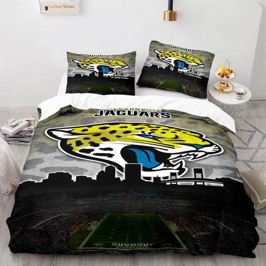 Set aus Bettdecke und Bettlaken der NFL Jacksonville Jaguars 