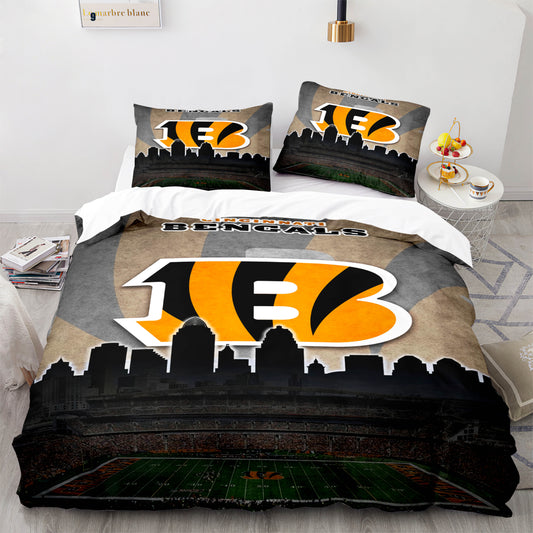 NFL Cincinnati Bengals Bettdecke und Bettlaken-Set 