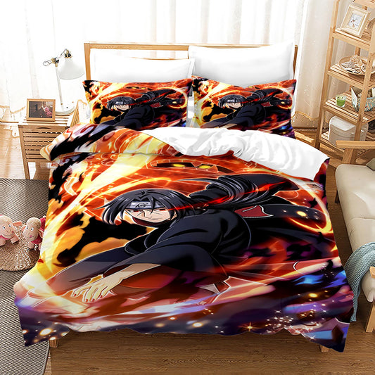 NARUTO Uchiha Itachi comforter and bed sheet set