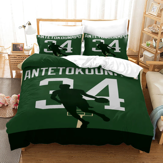 Giannis Antetokounmpo Full Size Duvet Cover Set