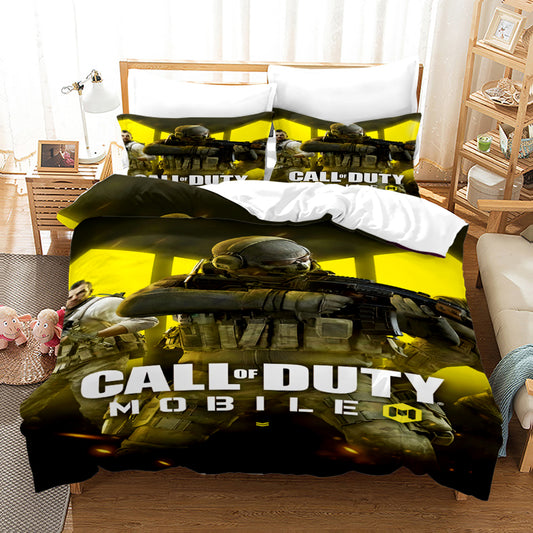 3D comforter and bed sheet set Call of Duty mobile