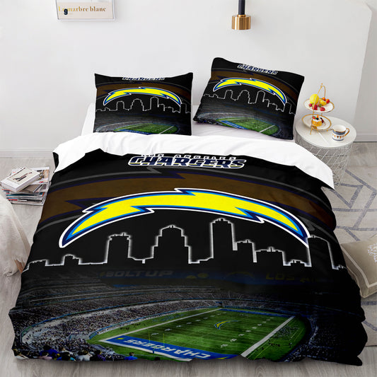 Set aus Bettdecke und Bettlaken der NFL Los Angeles Chargers 
