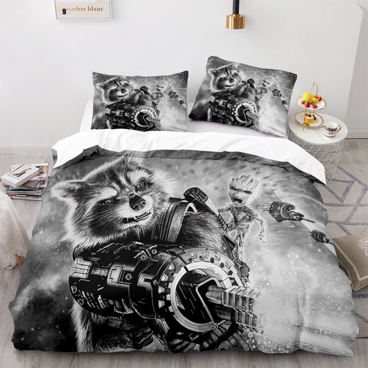 Guardians of the Galaxy Rocket Raccoon bedding set king size