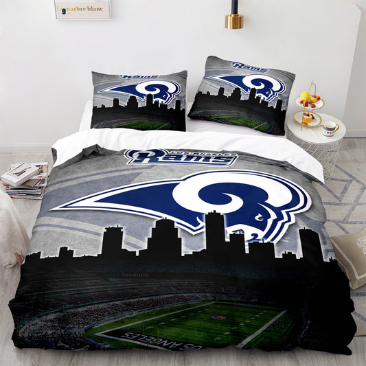 Set aus Bettdecke und Bettlaken der NFL Los Angeles Rams 