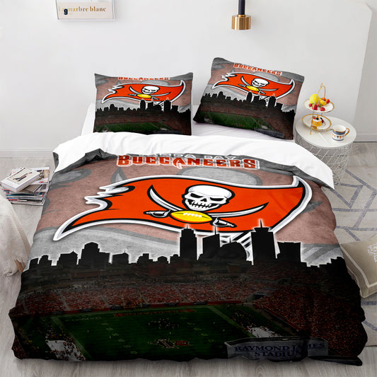 Set aus Bettdecke und Bettlaken der NFL Tampa Bay Buccaneers 