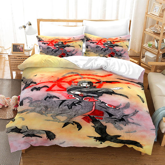 NARUTO Uchiha Itachi comforter queen 4pcs set