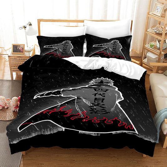 NARUTO Namikaze Minato comforter and bed sheet set