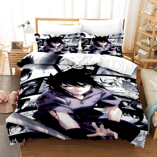 NARUTO Uchiha Sasuke comforter and bed sheet set