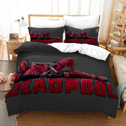 Marvel Deadpool Full Size Duvet Cover Set