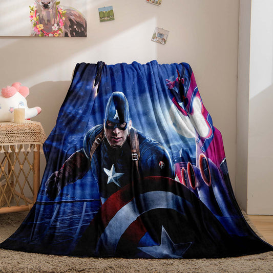 Marvel Captain America Sofa Blanket