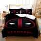 Marvel Deadpool King Size Bedding Set