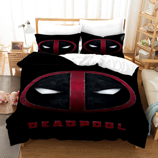 Marvel Deadpool King Size Bedding Set