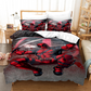 Marvel Deadpool King Size 4 Pcs Comforter And Bed Sheet Set