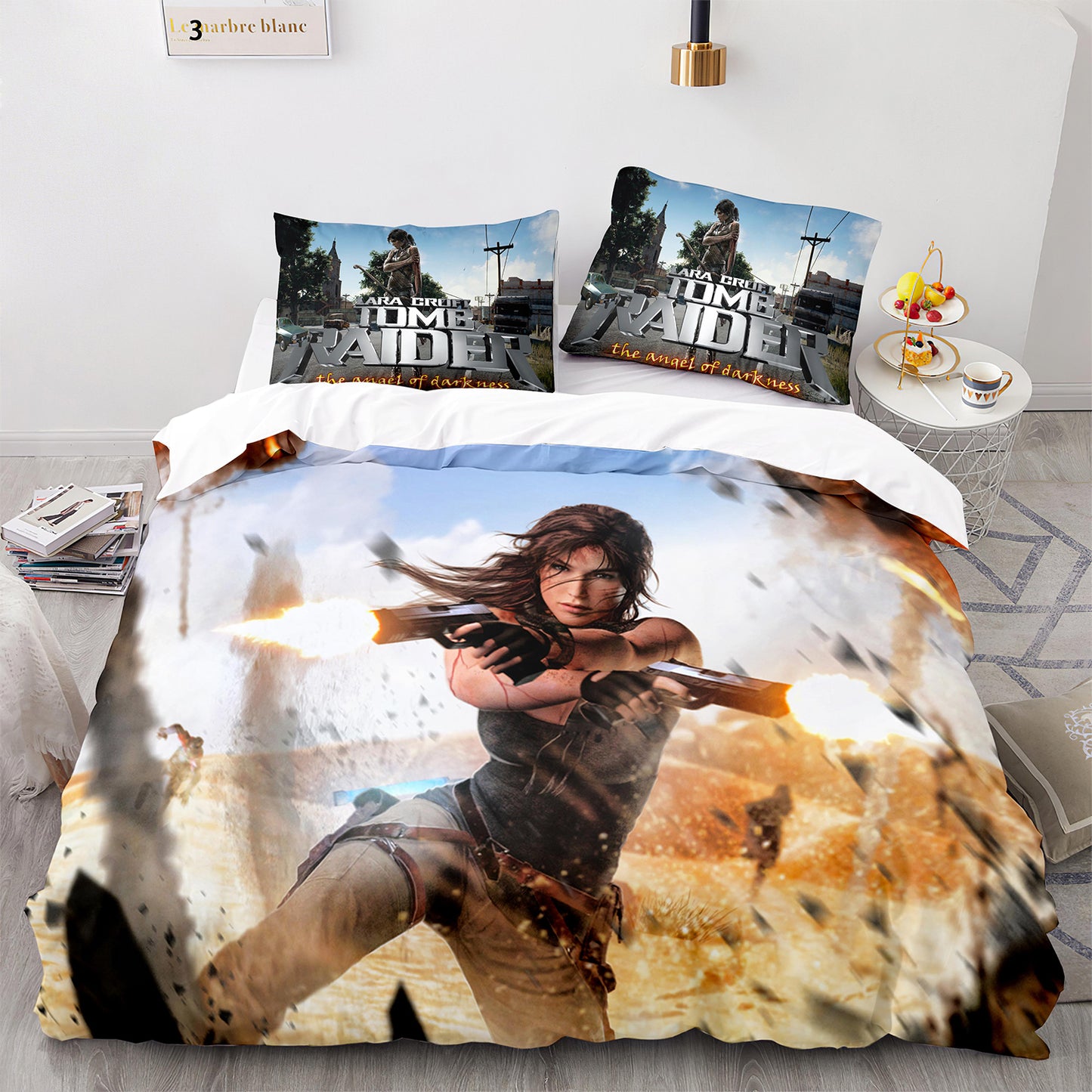 Tomb Raider Lara Comforter Set