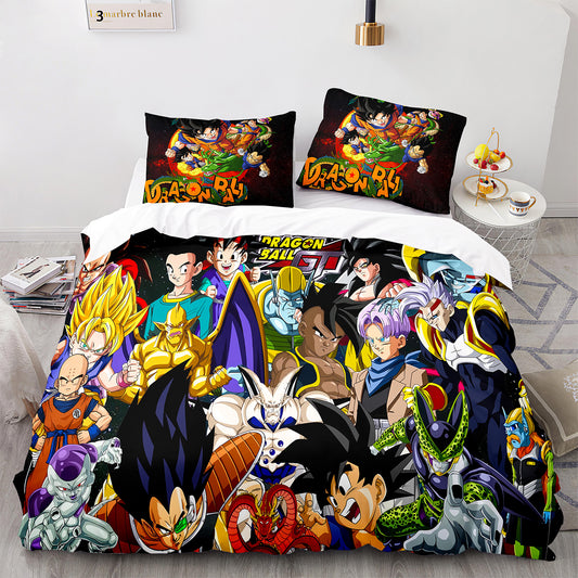 Dragon Ball GT Bettdecke und Bettlaken-Set 