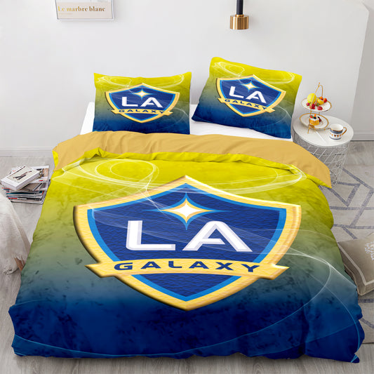 LA Galaxy 4pcs Comforter Set Bedding Set