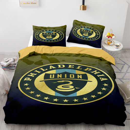 Philadelphia Union Queen Size 3pcs Comforter Set