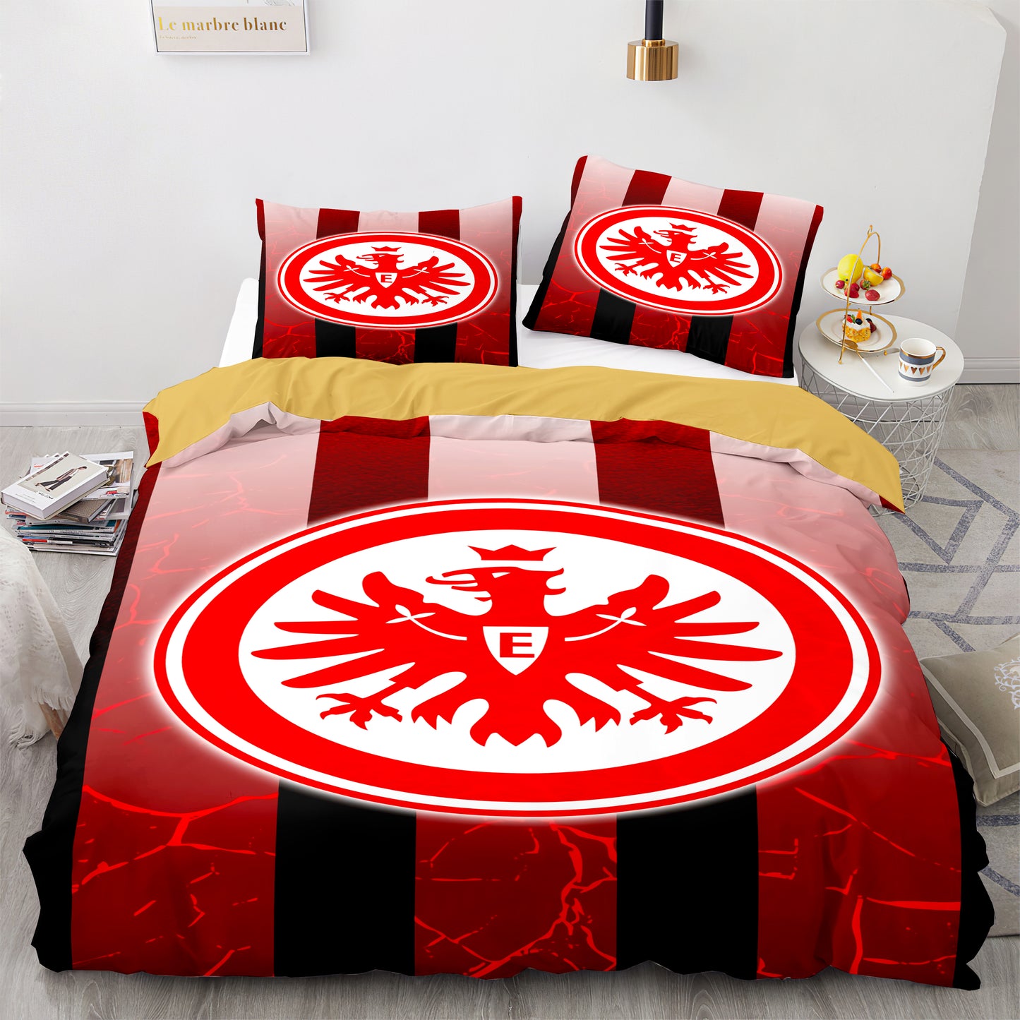 Eintracht Frankfurt Comforter And Flatsheet Set
