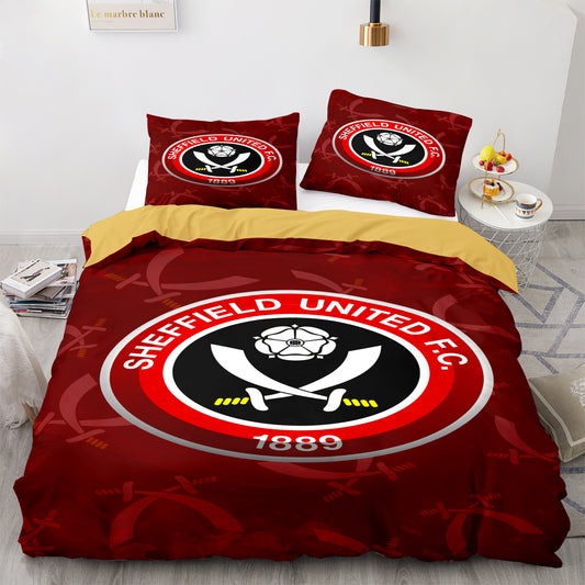 Sheffield United F.C. Full Size 4pcs Bedding Set Comforter Set
