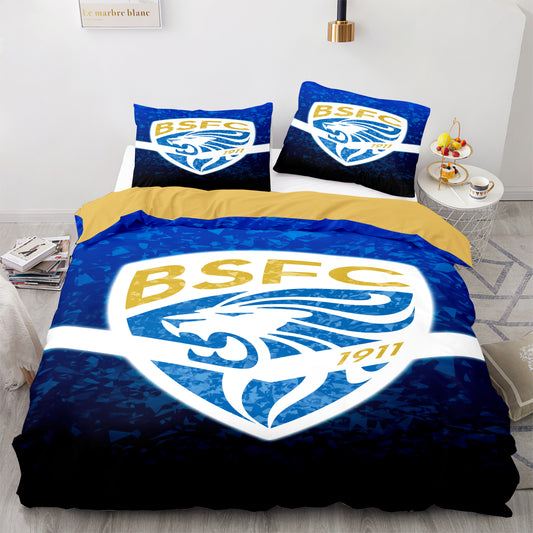 Brescia Calcio 4pcs Comforter Set Bedding Set