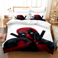 Marvel Deadpool Twin Size Duvet Cover Set