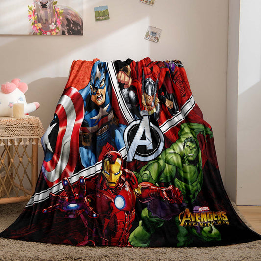 Customized Throw Blanket For Kids Avengers Infinity War